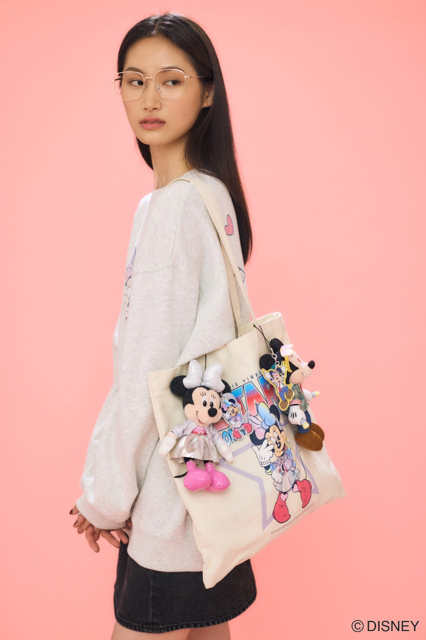 MD IDOL&FUN MM ACRYLIC SLV キーホルダー PNK FREE