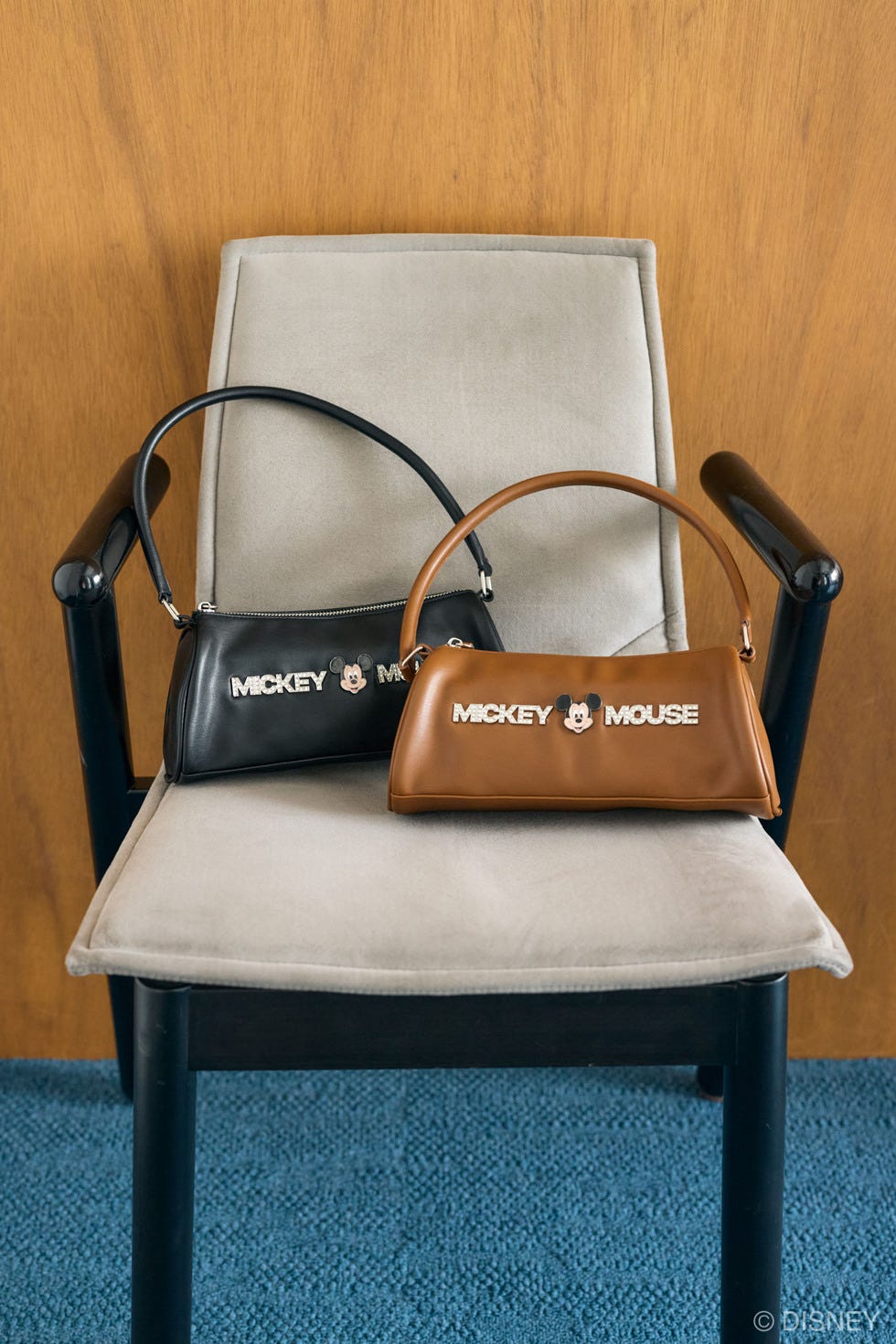 MD RHINESTONE SQUARE バッグ BLK FREE