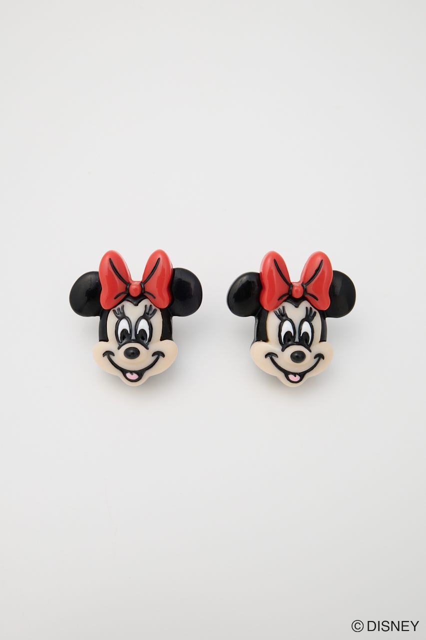 MD FACE イヤリング / MINNIE BLK FREE