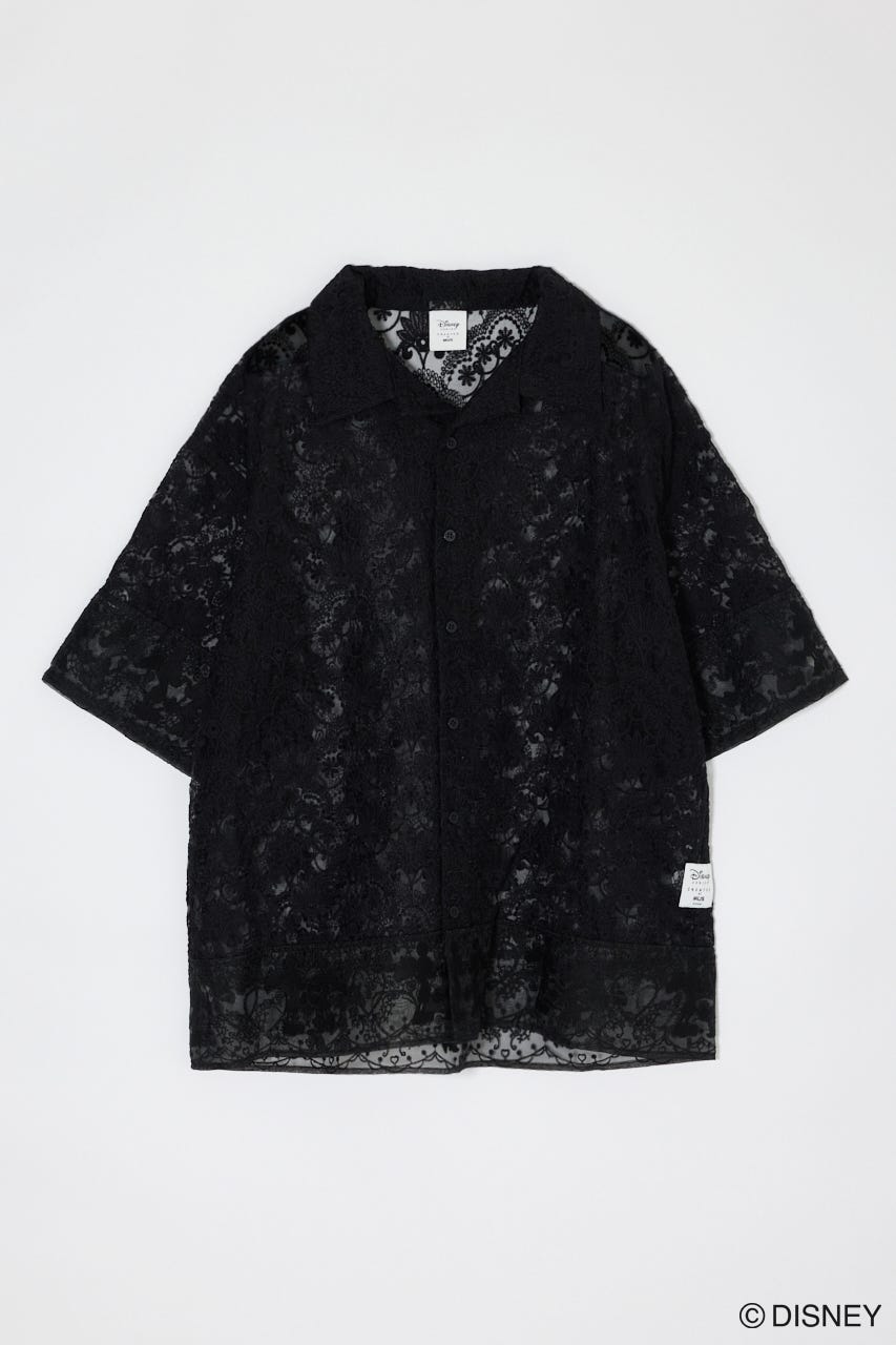 MD MM LACE シャツ BLK FREE
