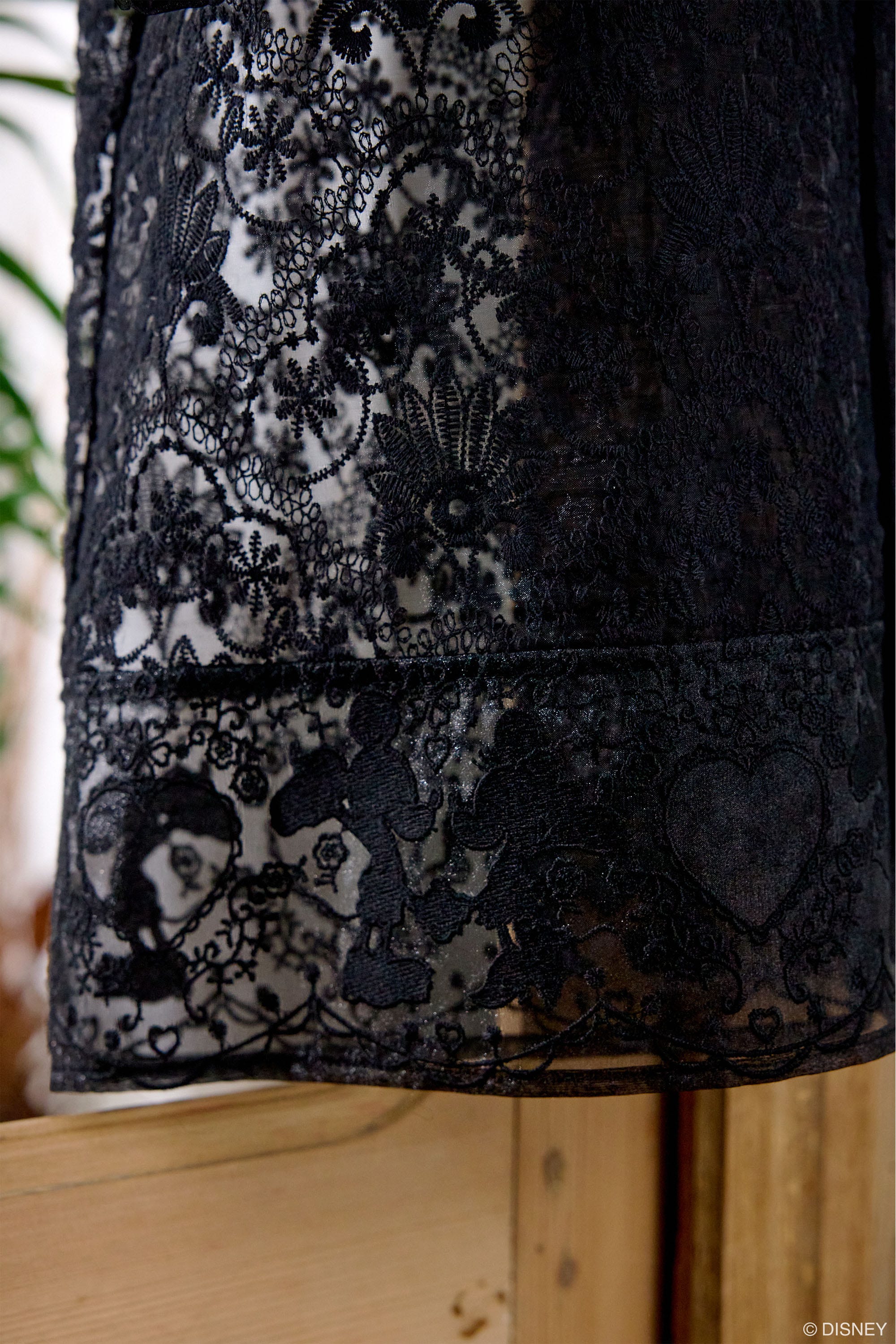 MD MM LACE シャツ BLK FREE