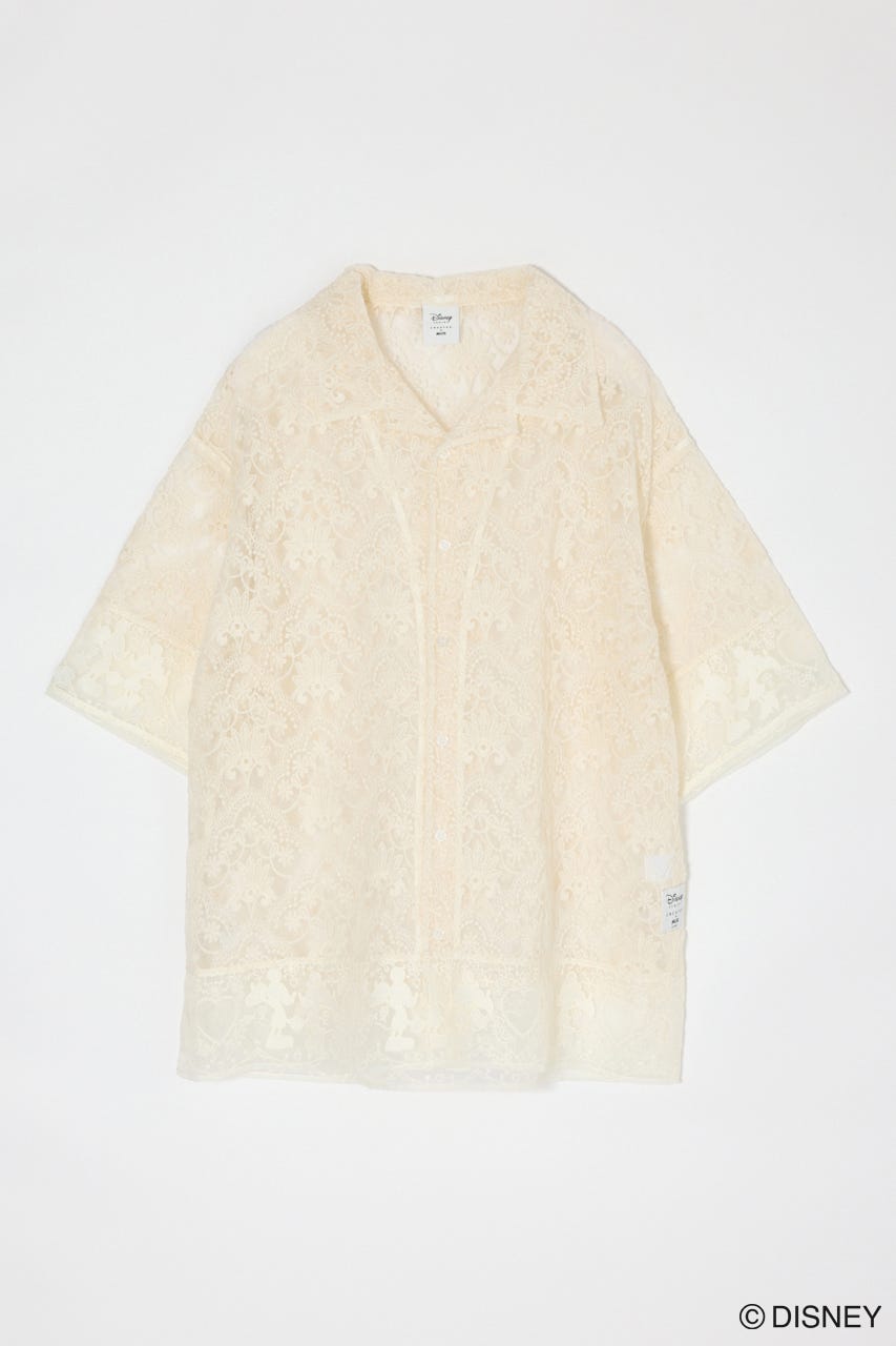 MD MM LACE シャツ WHT FREE