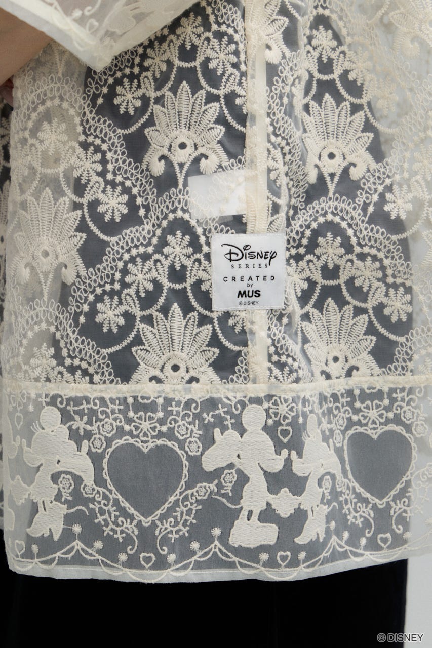 MD MM LACE シャツ WHT FREE