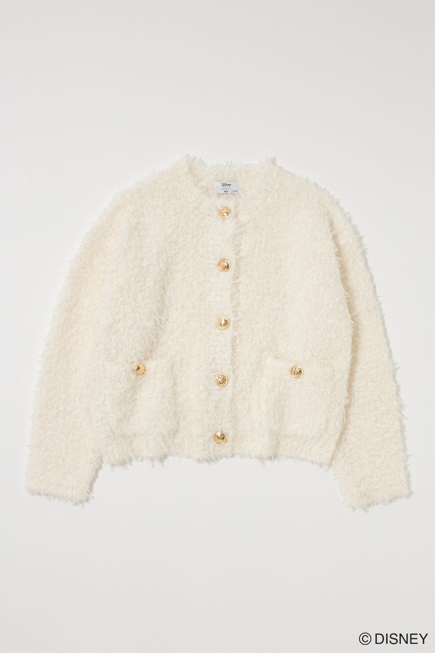 MD ICONIC BUTTON TW カーディガン WHT FREE