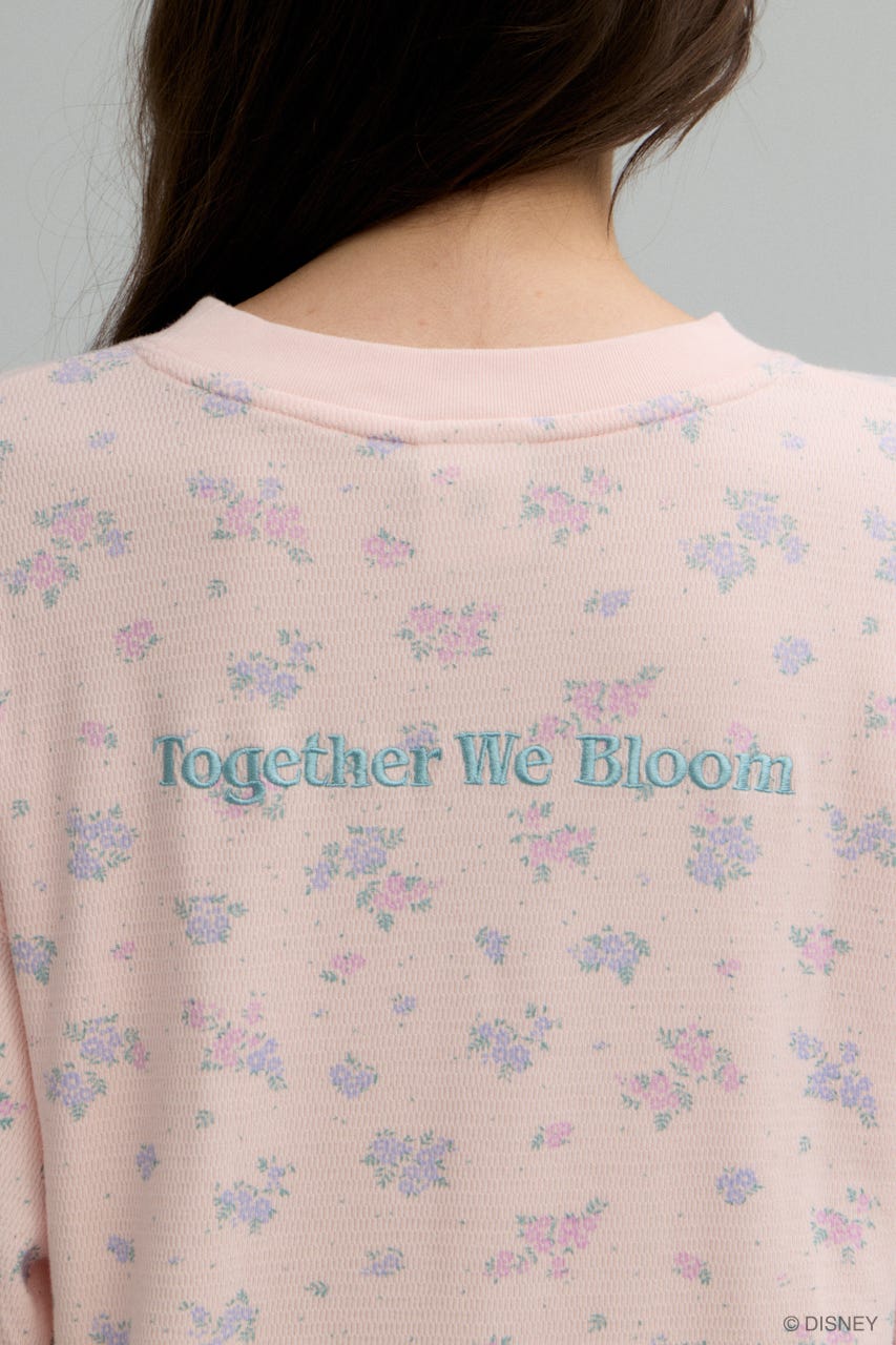 MD FLOWER WAFFLE ロングスリーブＴシャツ L/PNK FREE