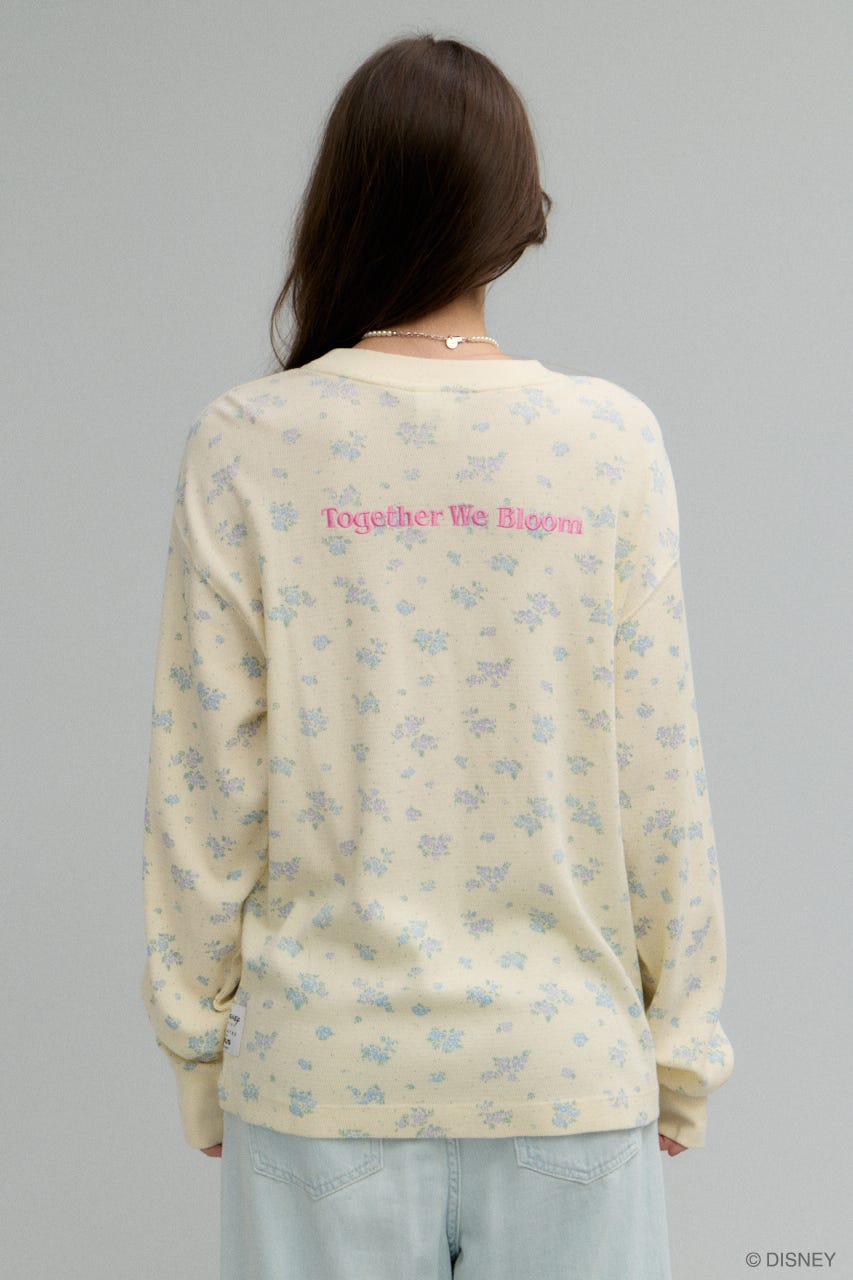 MD FLOWER WAFFLE ロングスリーブＴシャツ O/WHT FREE