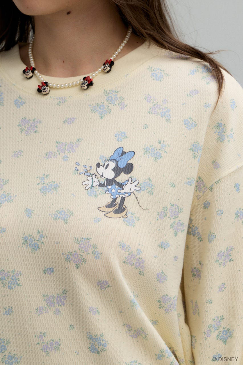 MD FLOWER WAFFLE ロングスリーブＴシャツ O/WHT FREE