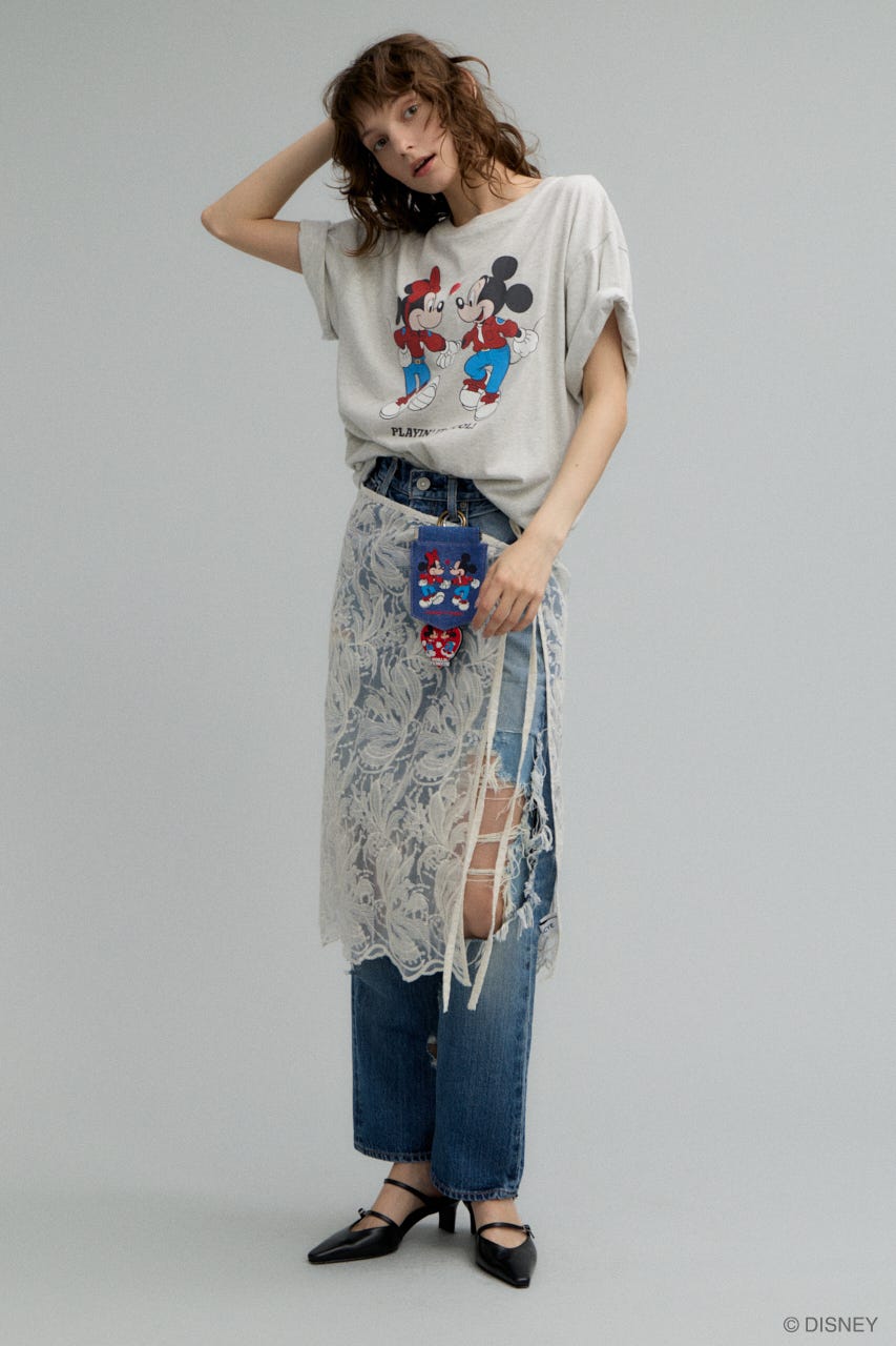 MD MM MATCHING OUTFITS Tシャツ L/T.GRY FREE