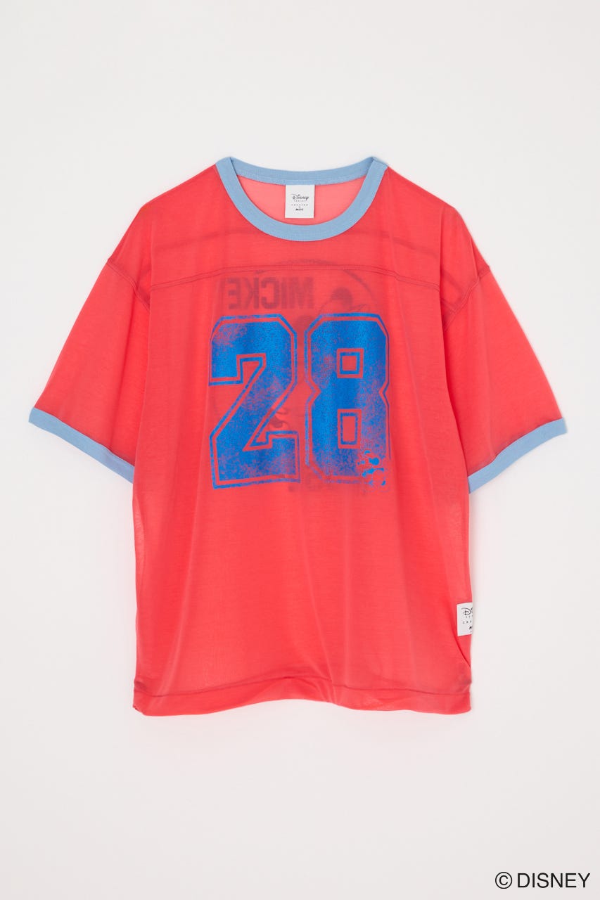 MD NUMBER SPORT Tシャツ / MICKEY RED FREE