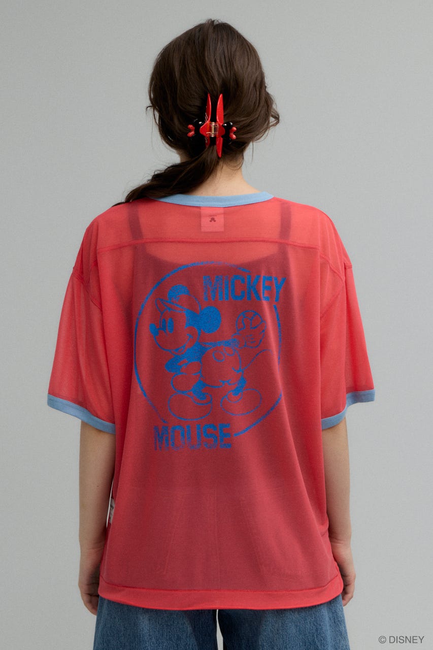 MD NUMBER SPORT Tシャツ / MICKEY RED FREE