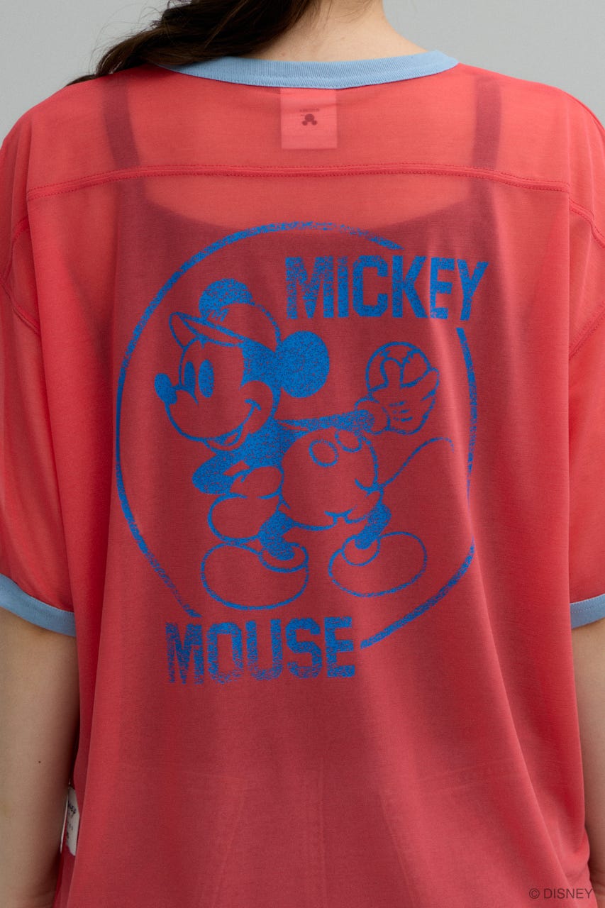 MD NUMBER SPORT Tシャツ / MICKEY RED FREE