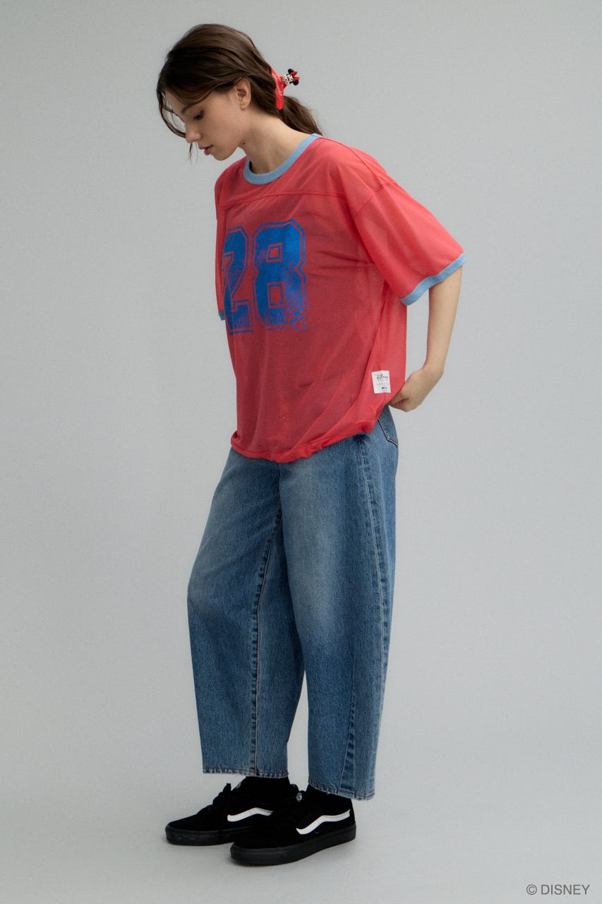 MD NUMBER SPORT Tシャツ / MICKEY RED FREE