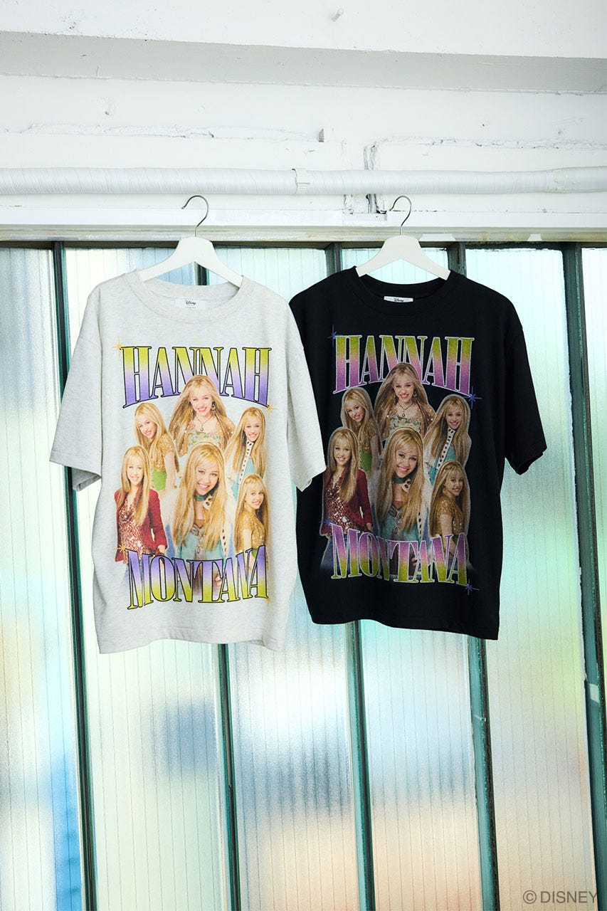 MD 90S RETRO Tシャツ / Hannah Montana L/BLK FREE