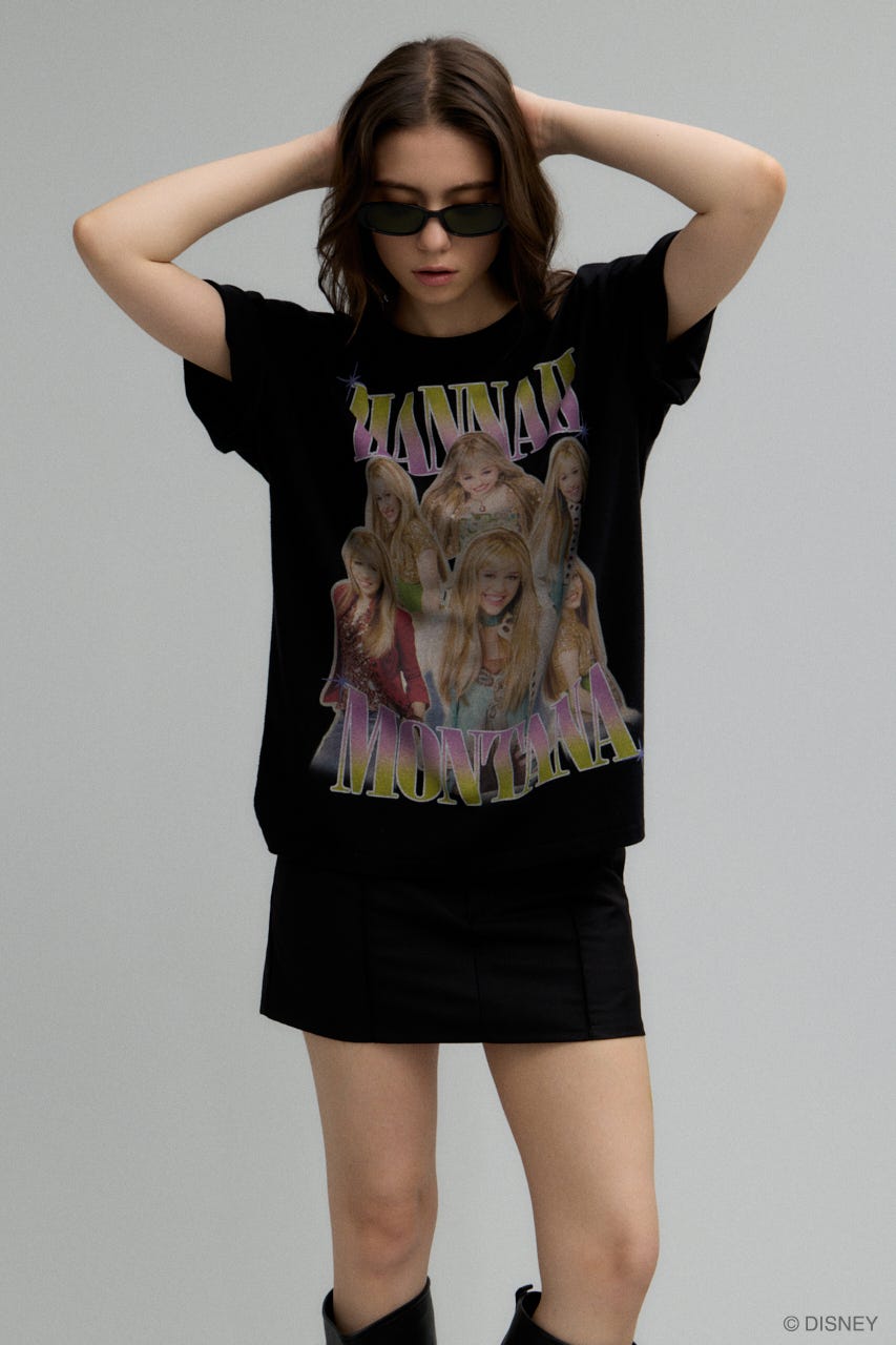 MD 90S RETRO Tシャツ / Hannah Montana L/BLK FREE