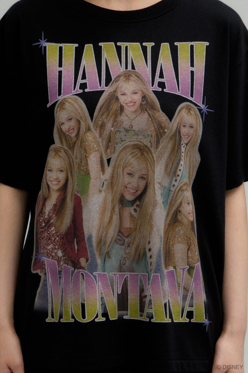 MD 90S RETRO Tシャツ / Hannah Montana L/BLK FREE