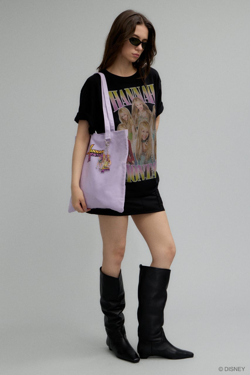 MD 90S RETRO Tシャツ / Hannah Montana L/BLK FREE