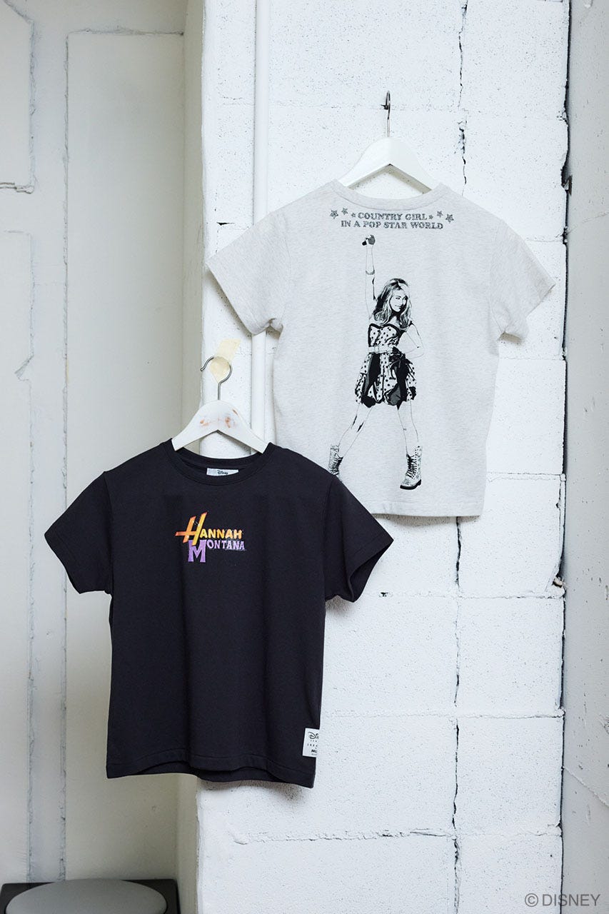 MD ICONIC LOGO Tシャツ / Hannah Montana L/BLK FREE