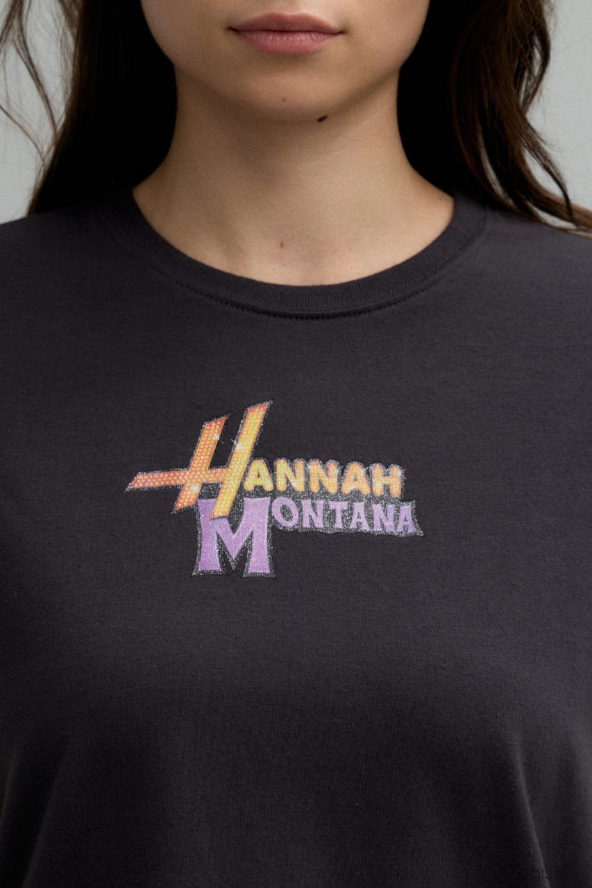 MD ICONIC LOGO Tシャツ / Hannah Montana L/BLK FREE
