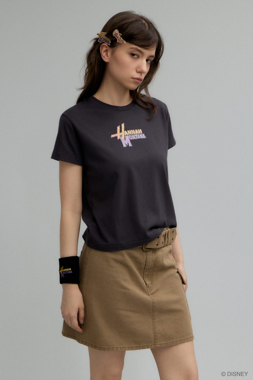 MD ICONIC LOGO Tシャツ / Hannah Montana L/BLK FREE