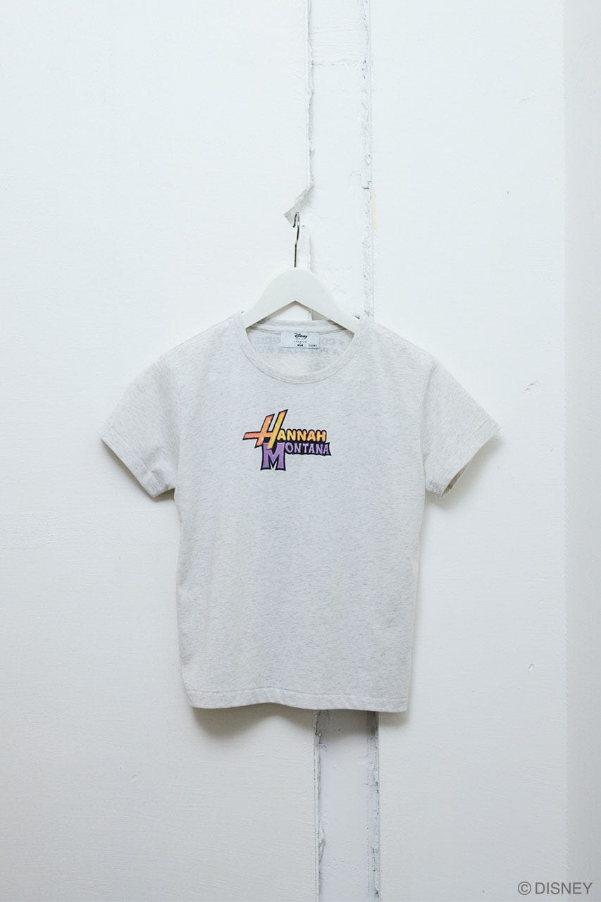 MD ICONIC LOGO Tシャツ / Hannah Montana L/GRY FREE
