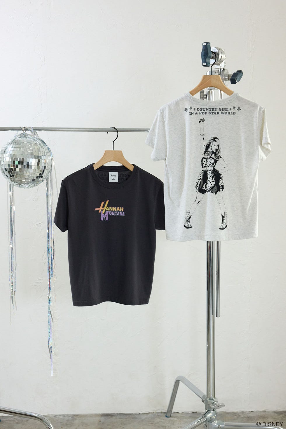 MD ICONIC LOGO Tシャツ / Hannah Montana L/GRY FREE