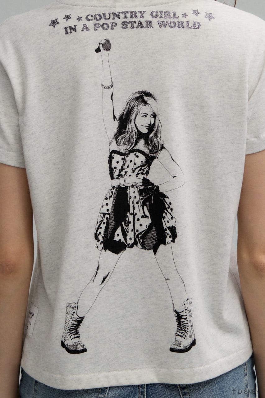 MD ICONIC LOGO Tシャツ / Hannah Montana L/GRY FREE