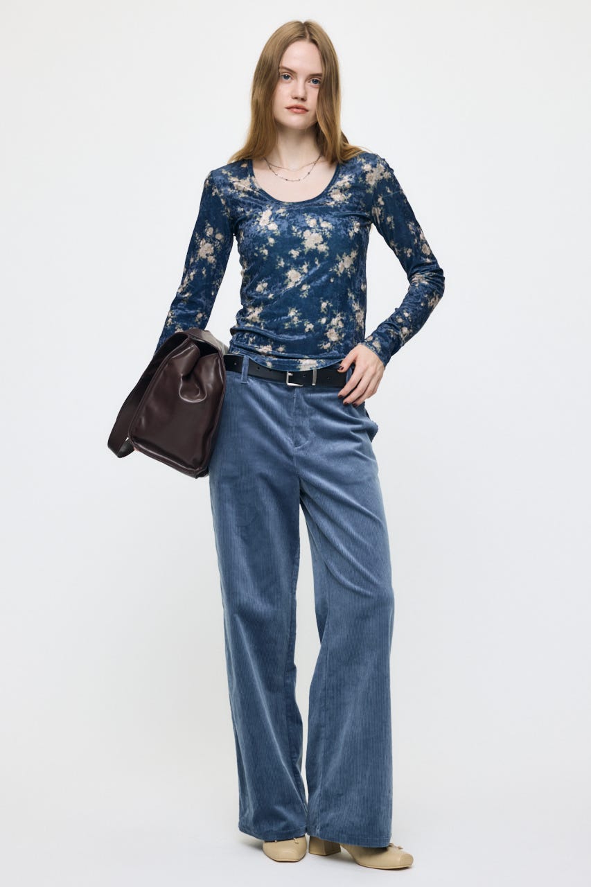 CORDUROY パンツ BLU 1