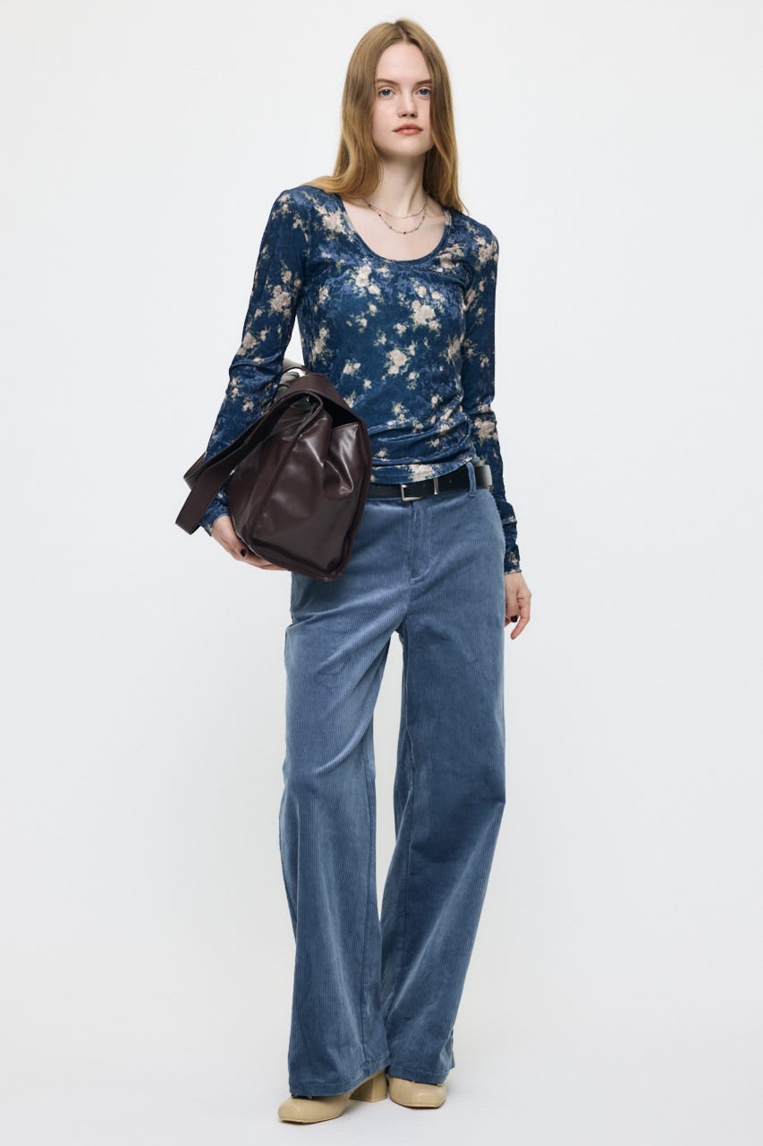 CORDUROY パンツ BLU 1