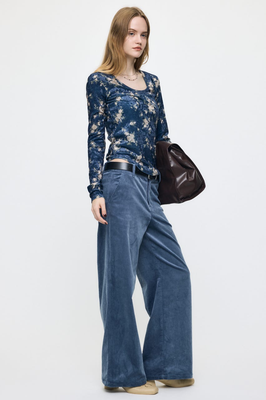 CORDUROY パンツ BLU 1