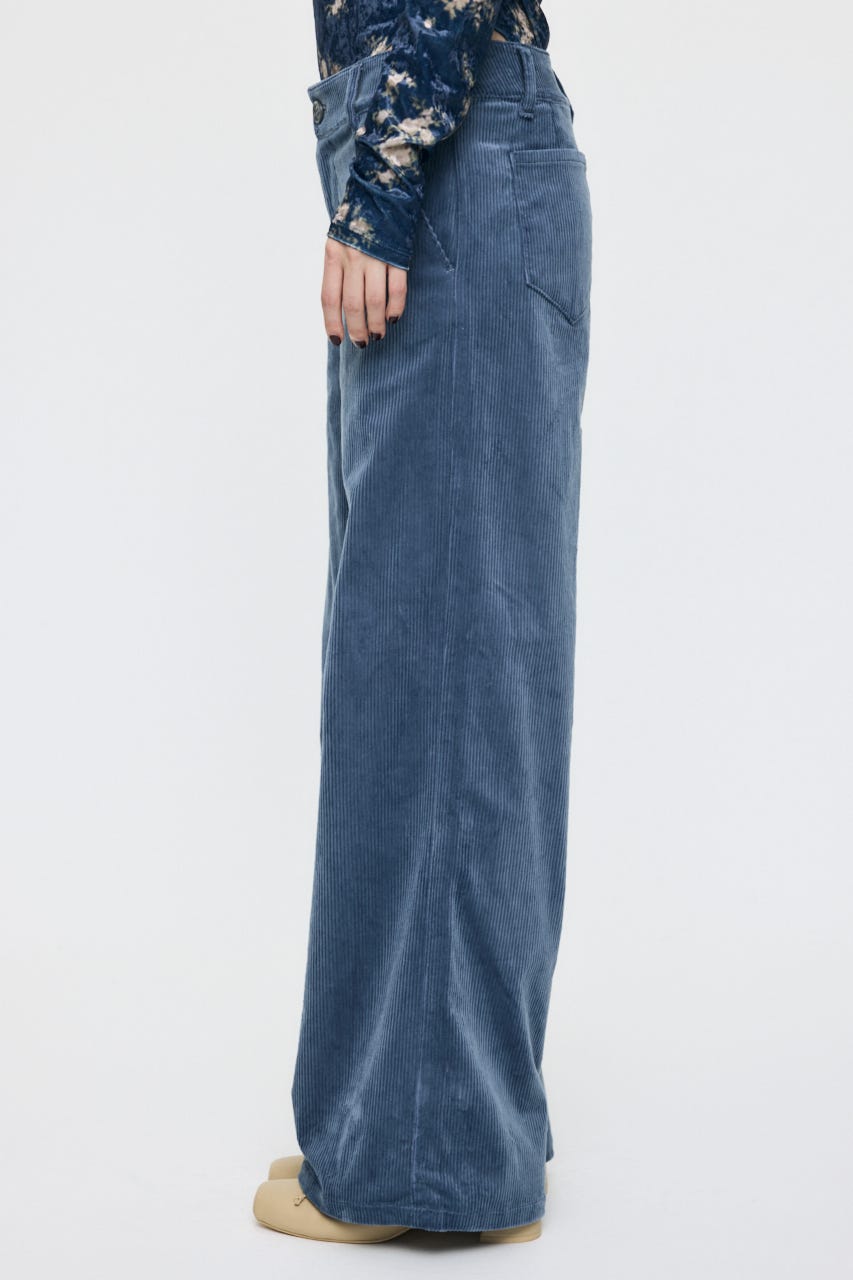 CORDUROY パンツ BLU 1