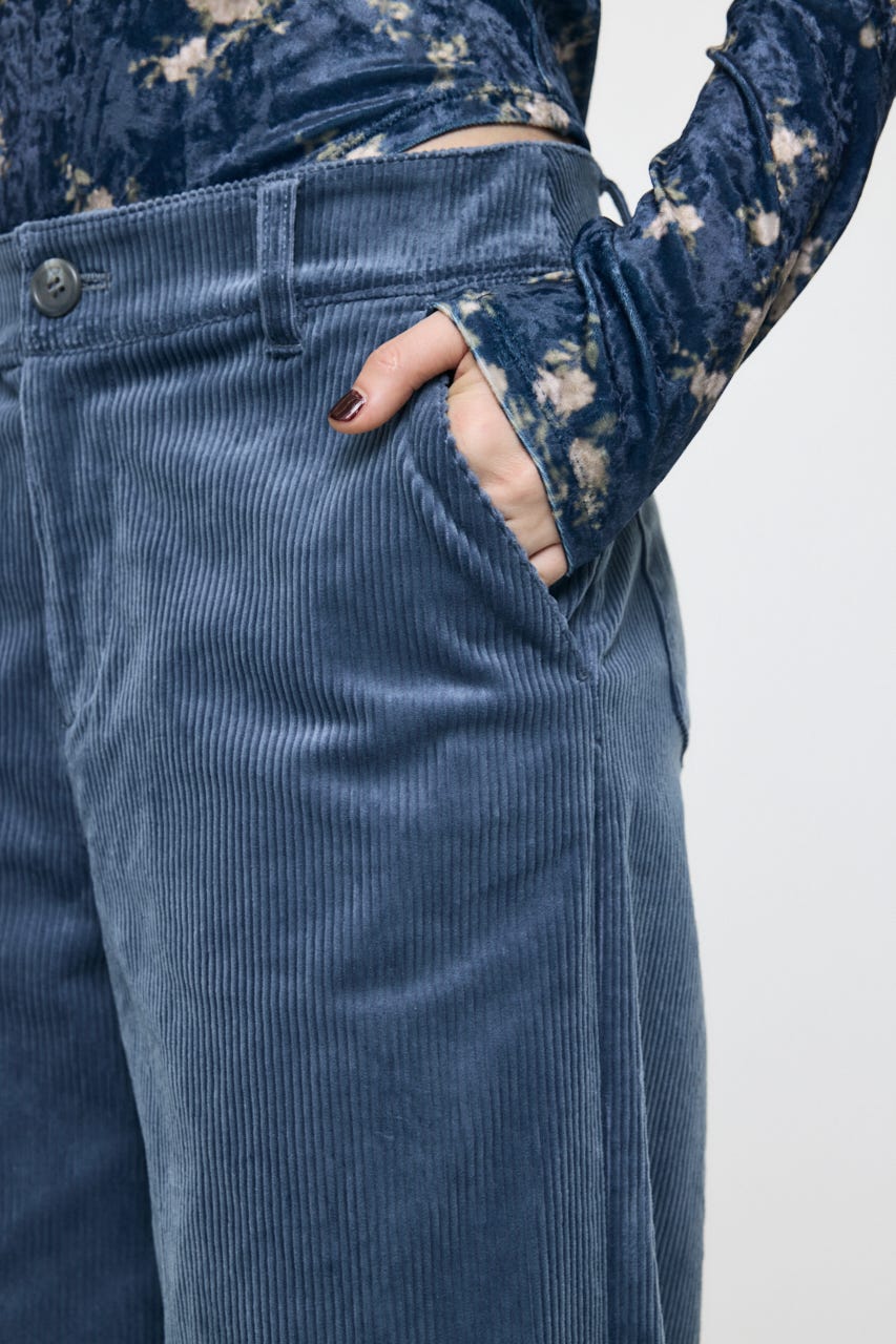 CORDUROY パンツ BLU 1