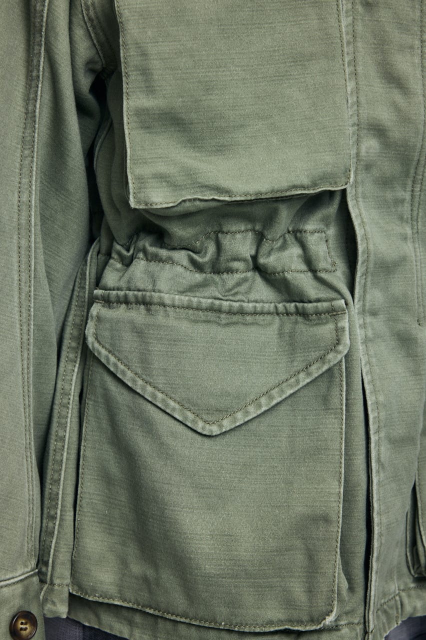 BACKSATIN BDU ジャケット KHA FREE