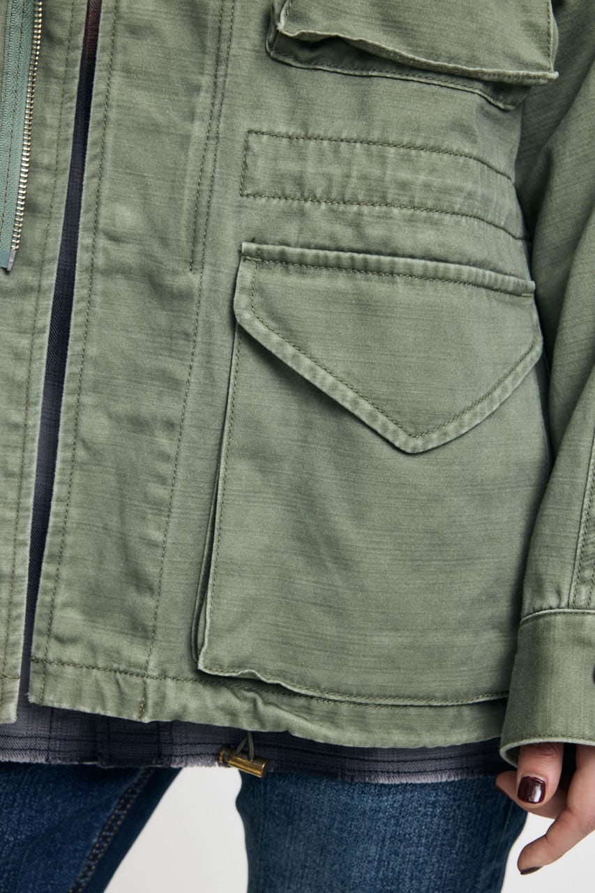 BACKSATIN BDU ジャケット KHA FREE