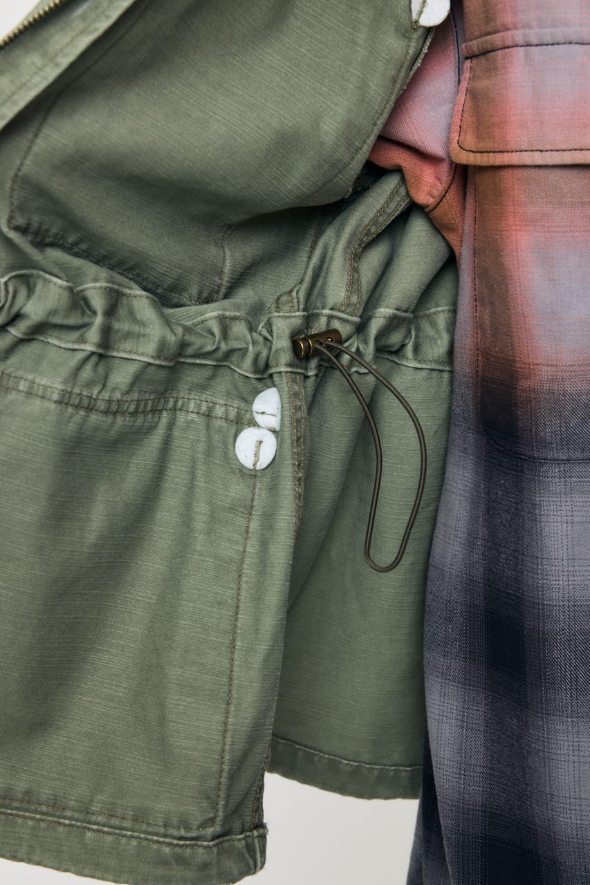 BACKSATIN BDU ジャケット KHA FREE