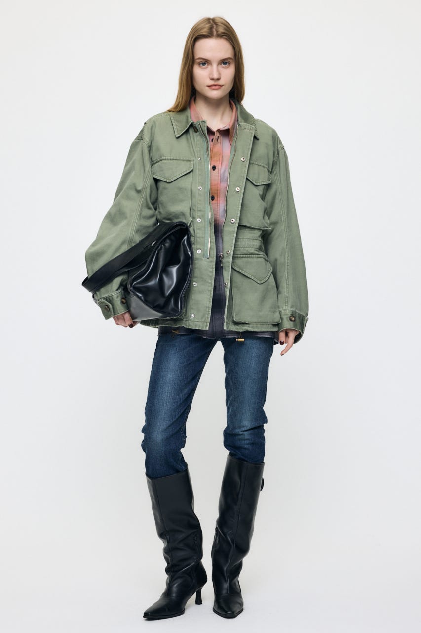 BACKSATIN BDU ジャケット KHA FREE