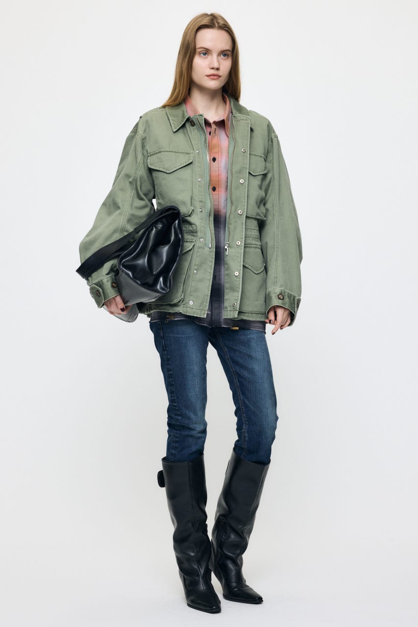 BACKSATIN BDU ジャケット KHA FREE