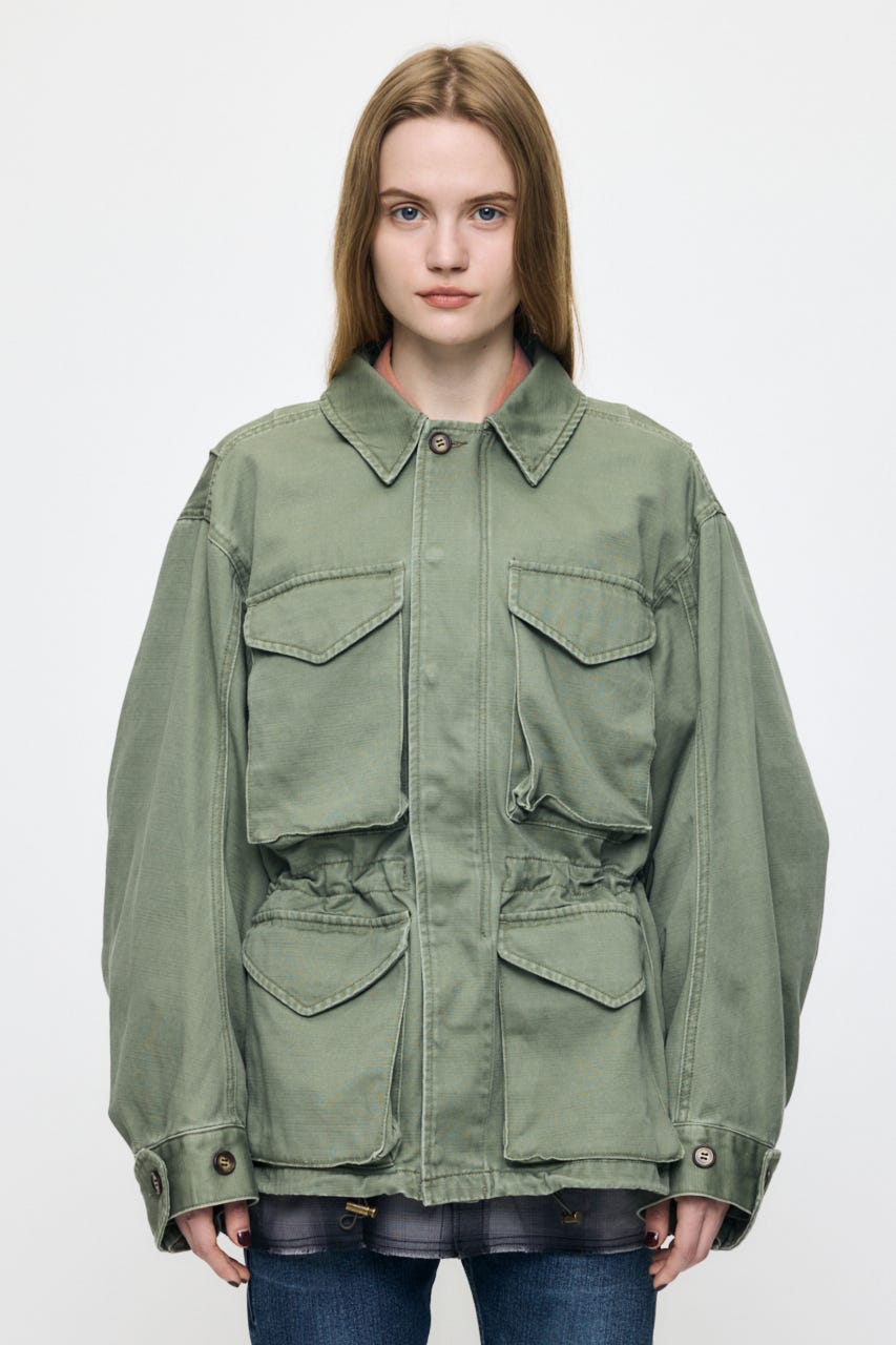 BACKSATIN BDU ジャケット KHA FREE