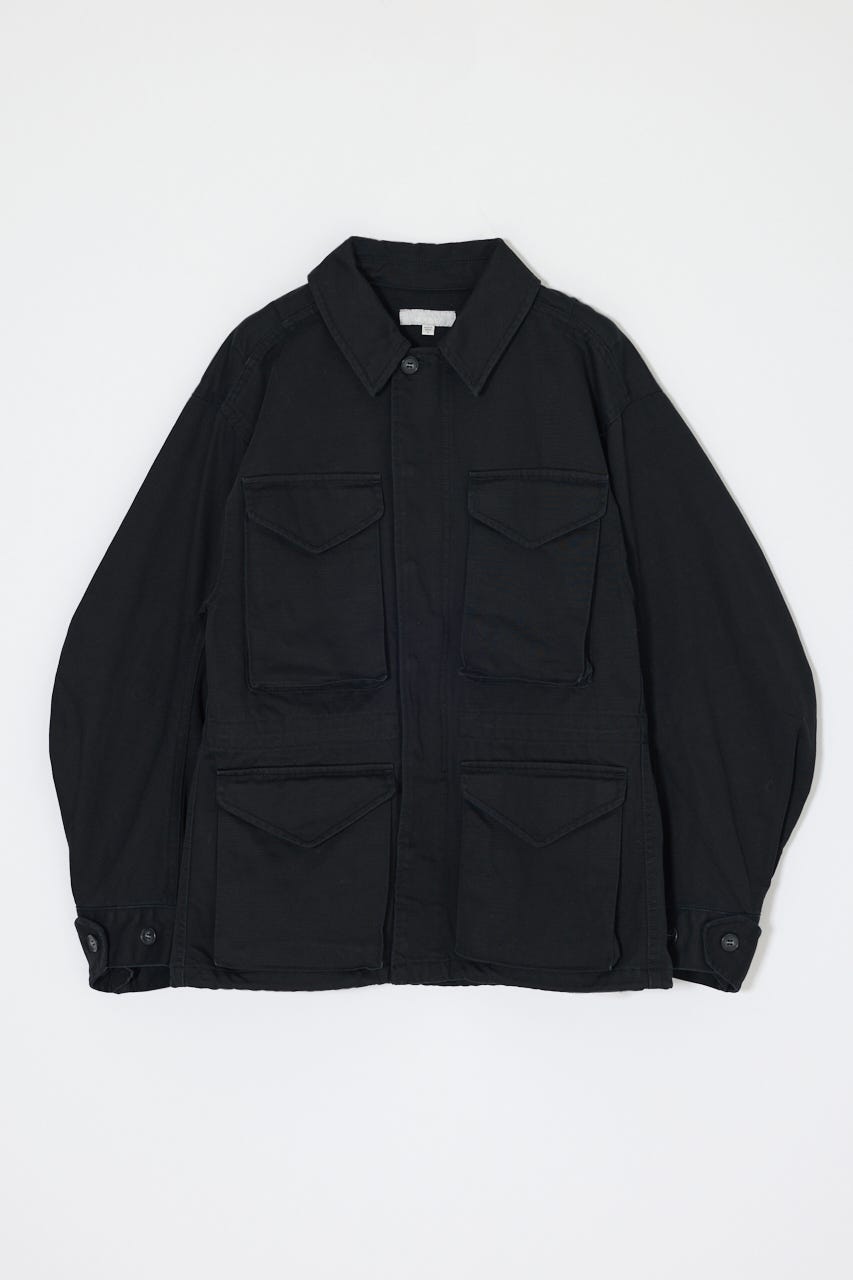 BACKSATIN BDU ジャケット L/BLK FREE