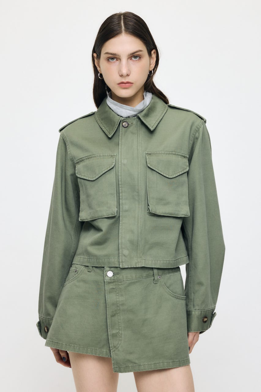 BACKSATIN BDU SHORTジャケット KHA FREE