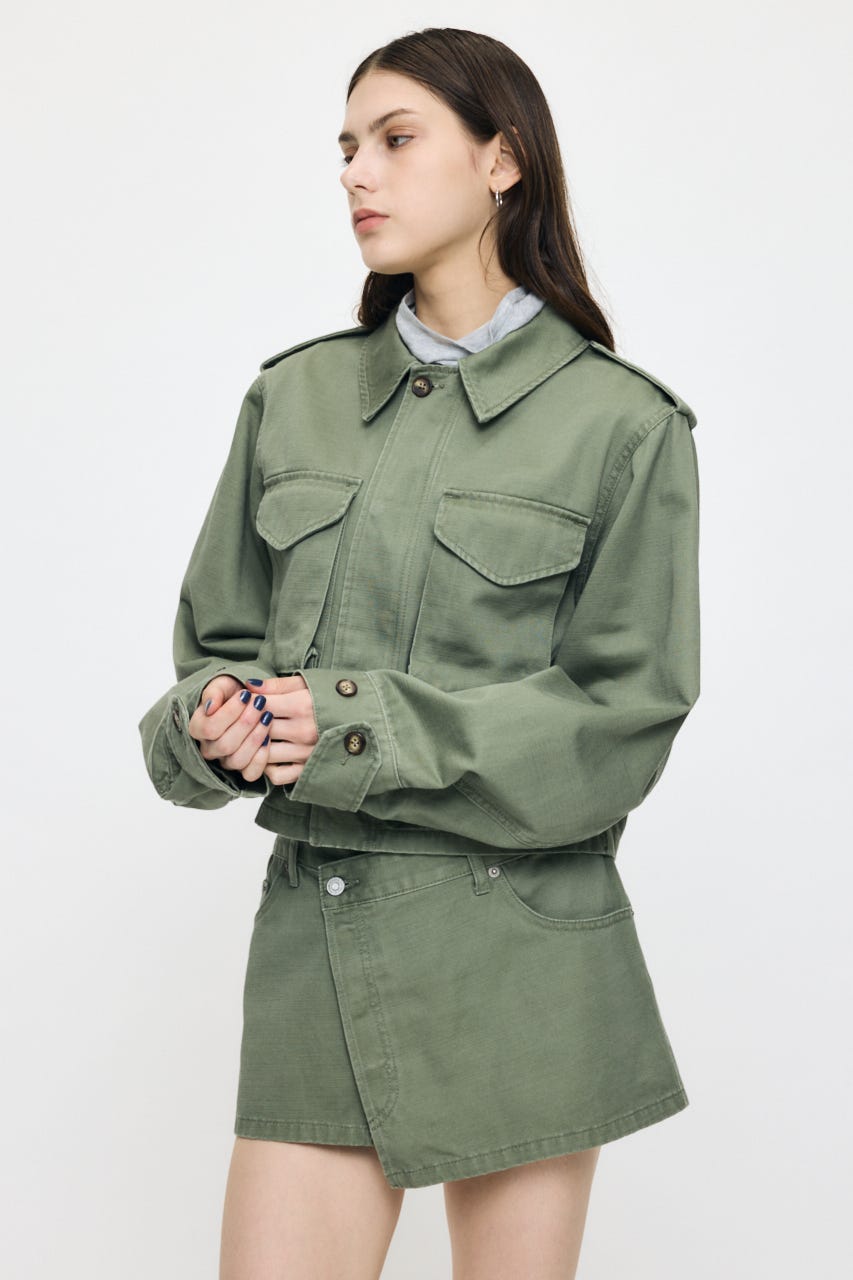 BACKSATIN BDU SHORTジャケット KHA FREE