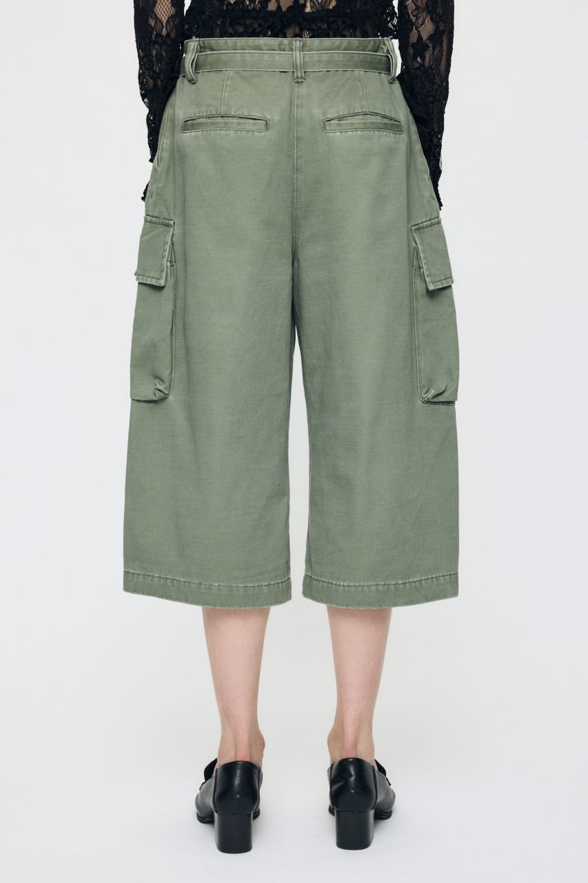 BACKSATIN CROPPED カーゴ KHA 1