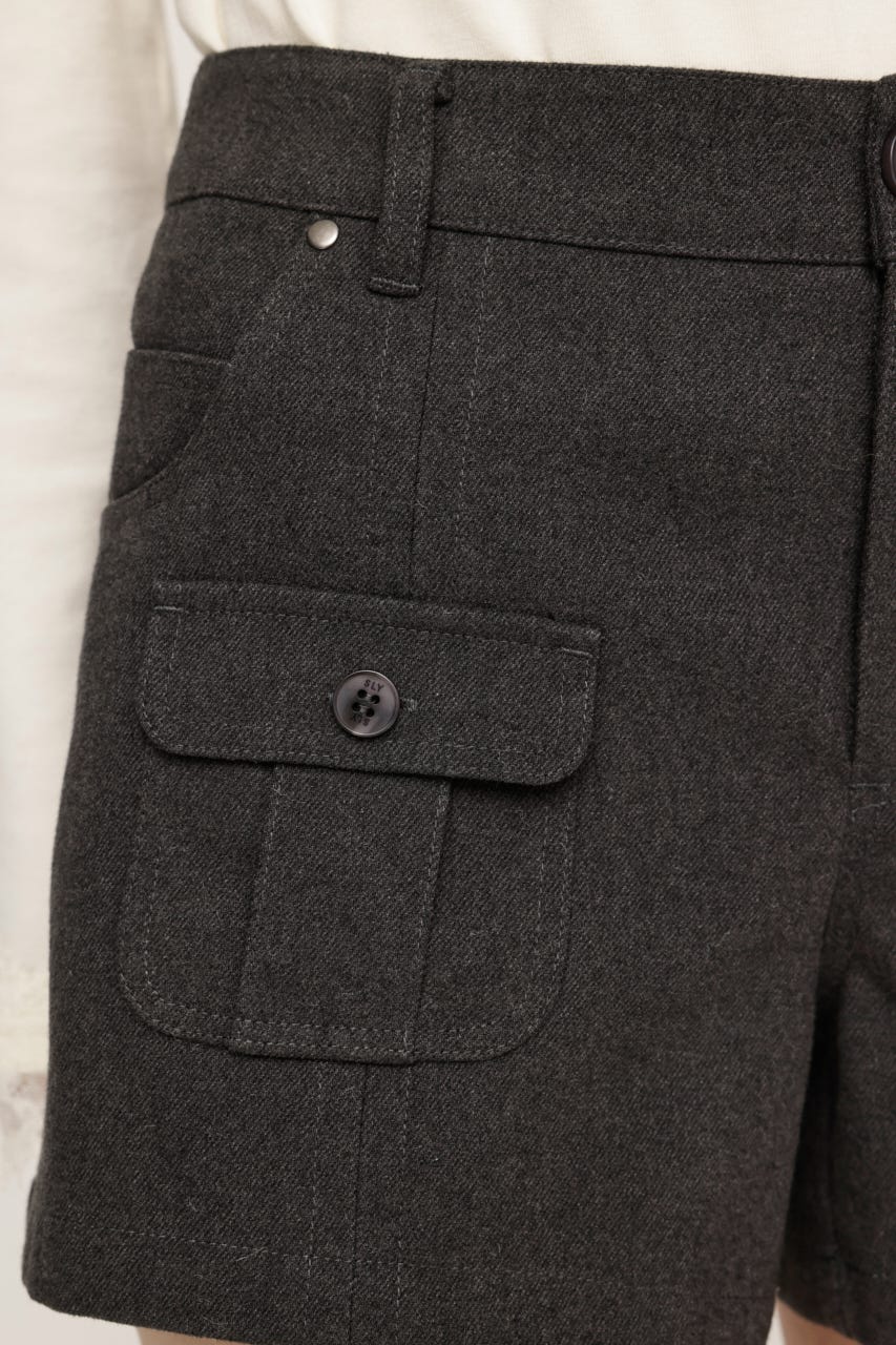 FRONT POCKET ショートパンツ T.GRY 0