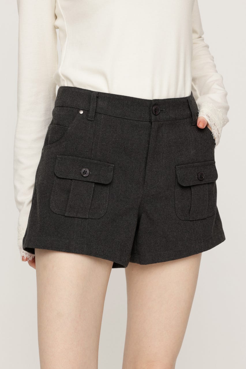 FRONT POCKET ショートパンツ T.GRY 0