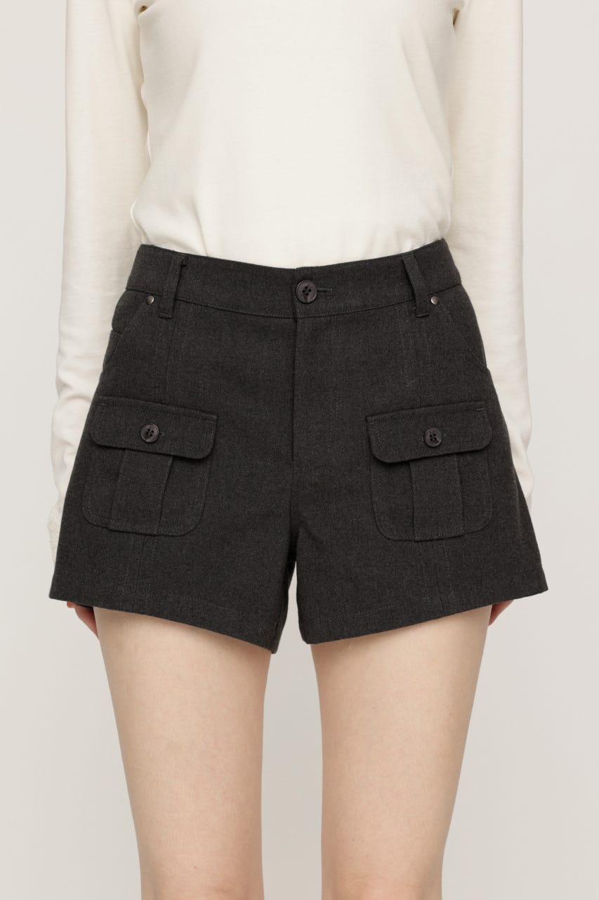 FRONT POCKET ショートパンツ T.GRY 0