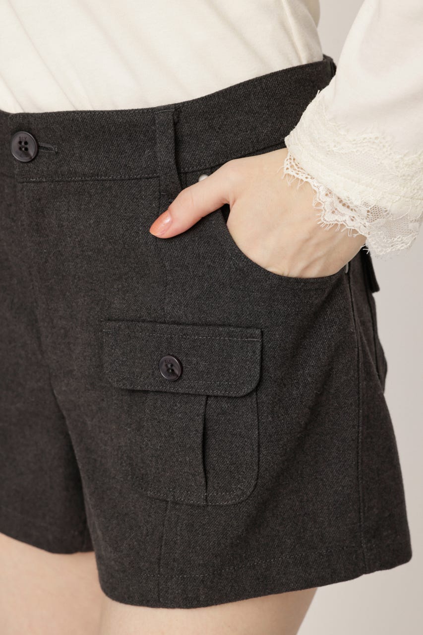 FRONT POCKET ショートパンツ T.GRY 0