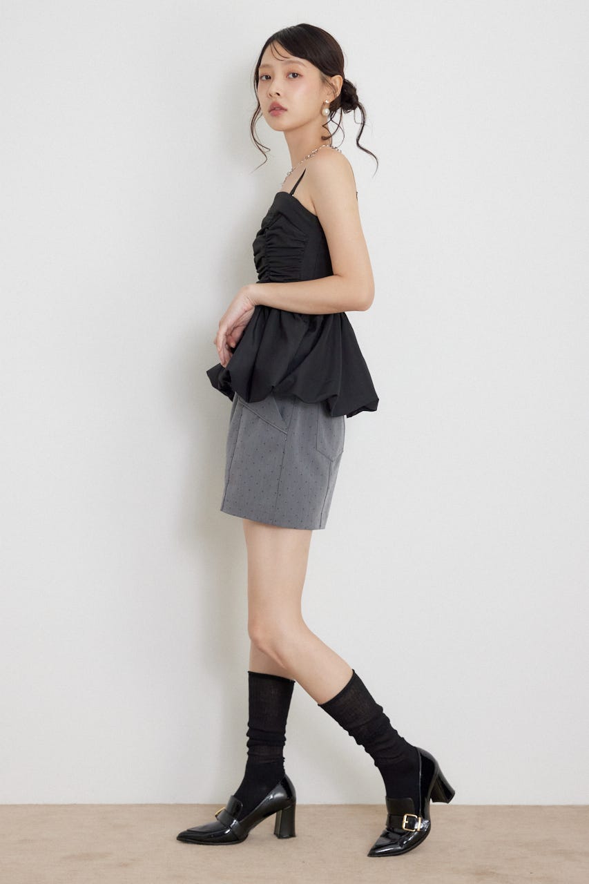 ペプラムベアトップス BLK S