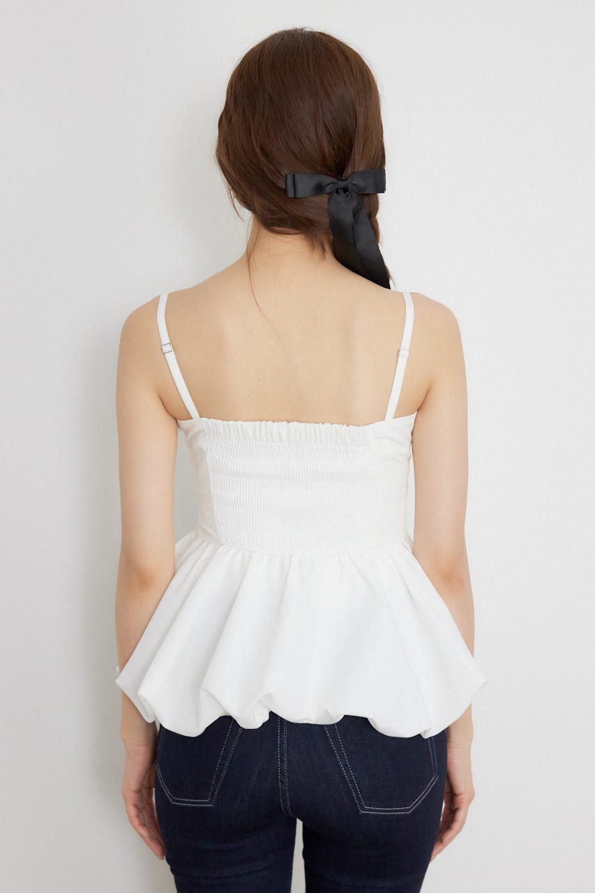 ペプラムベアトップス WHT M