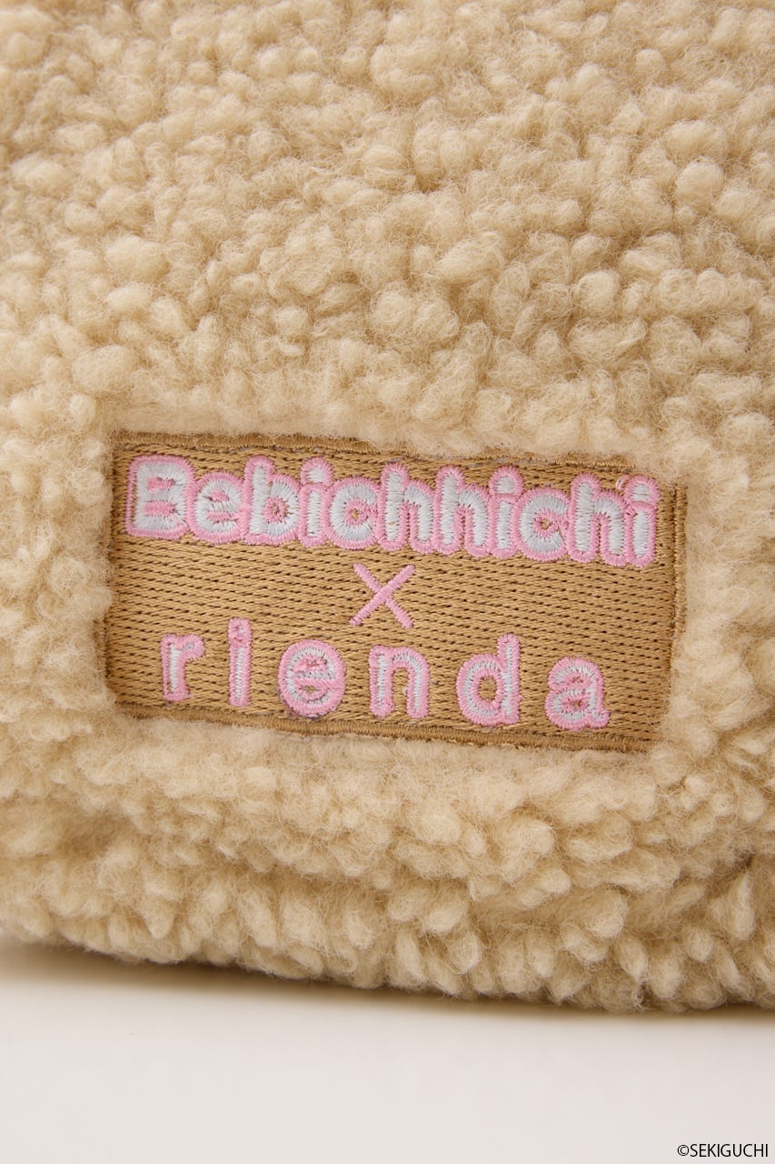 ベビチッチ×rienda 顔ポーチ PNK FREE