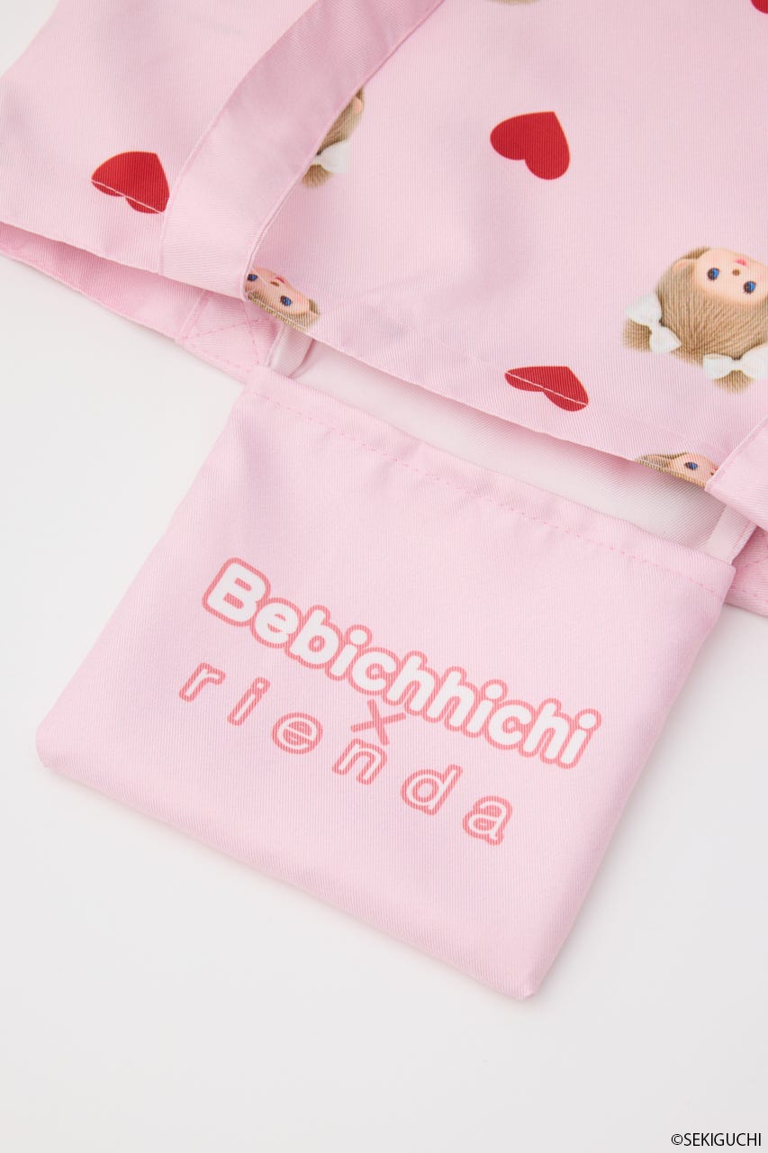 ベビチッチ×rienda トートバッグ PNK FREE