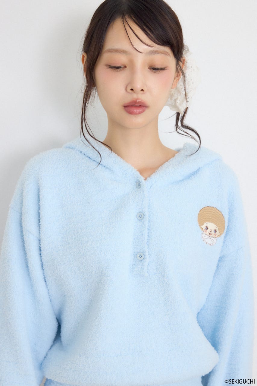 ベビッチ×rienda ルームロンパース BLU FREE